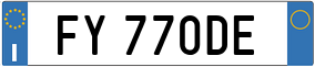 Truck License Plate